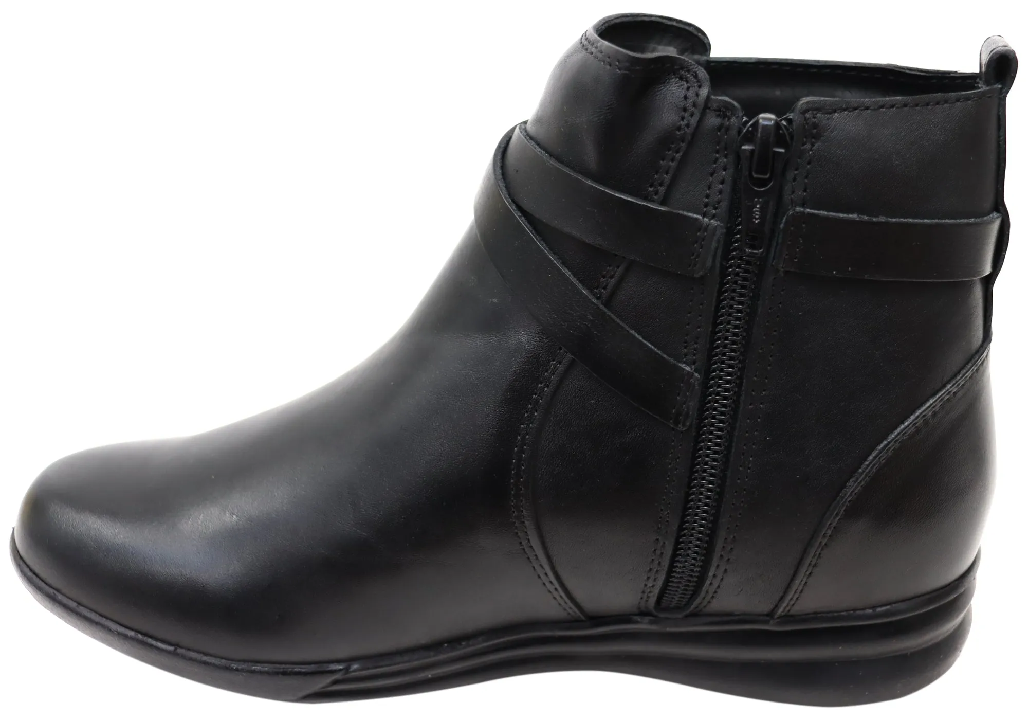 Via Paula Lane Womens Comfortable Brazilian Leather Ankle Boots