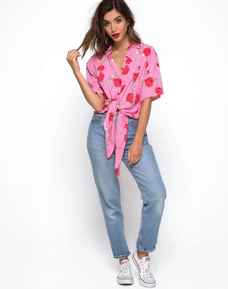 Vual Shirt in Candy Rose