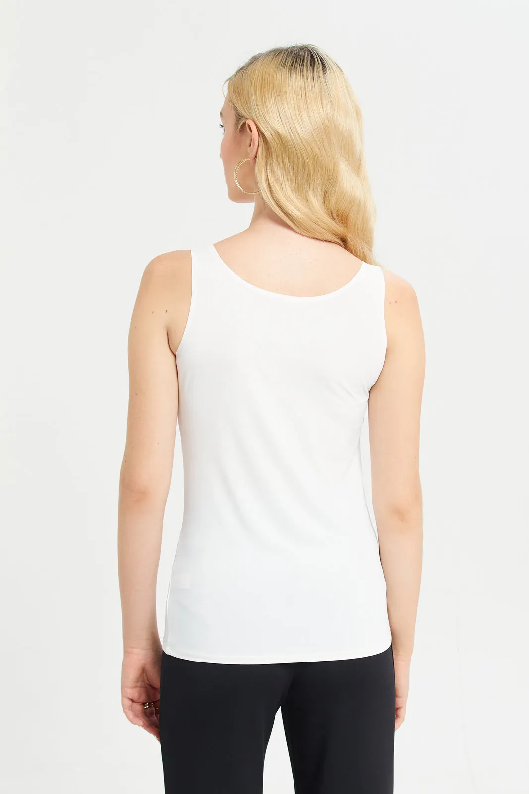 Women White Breathable Vest