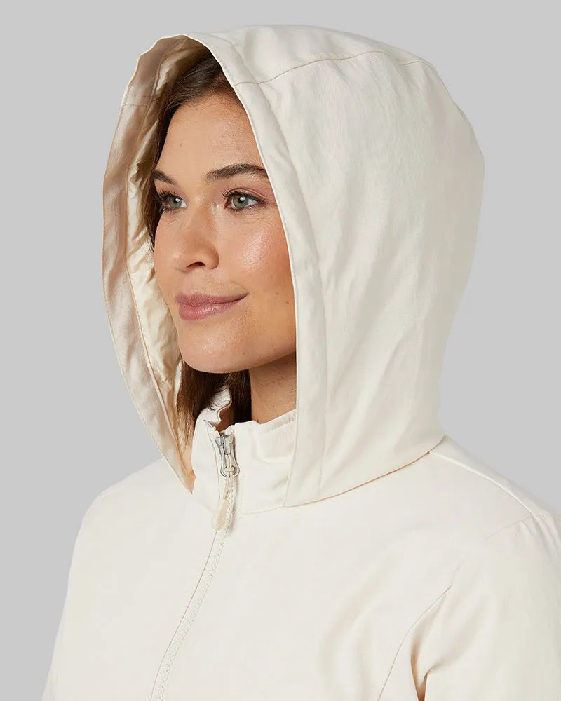 WOMEN'S SOFT TECH DOWN HOODED JACKET