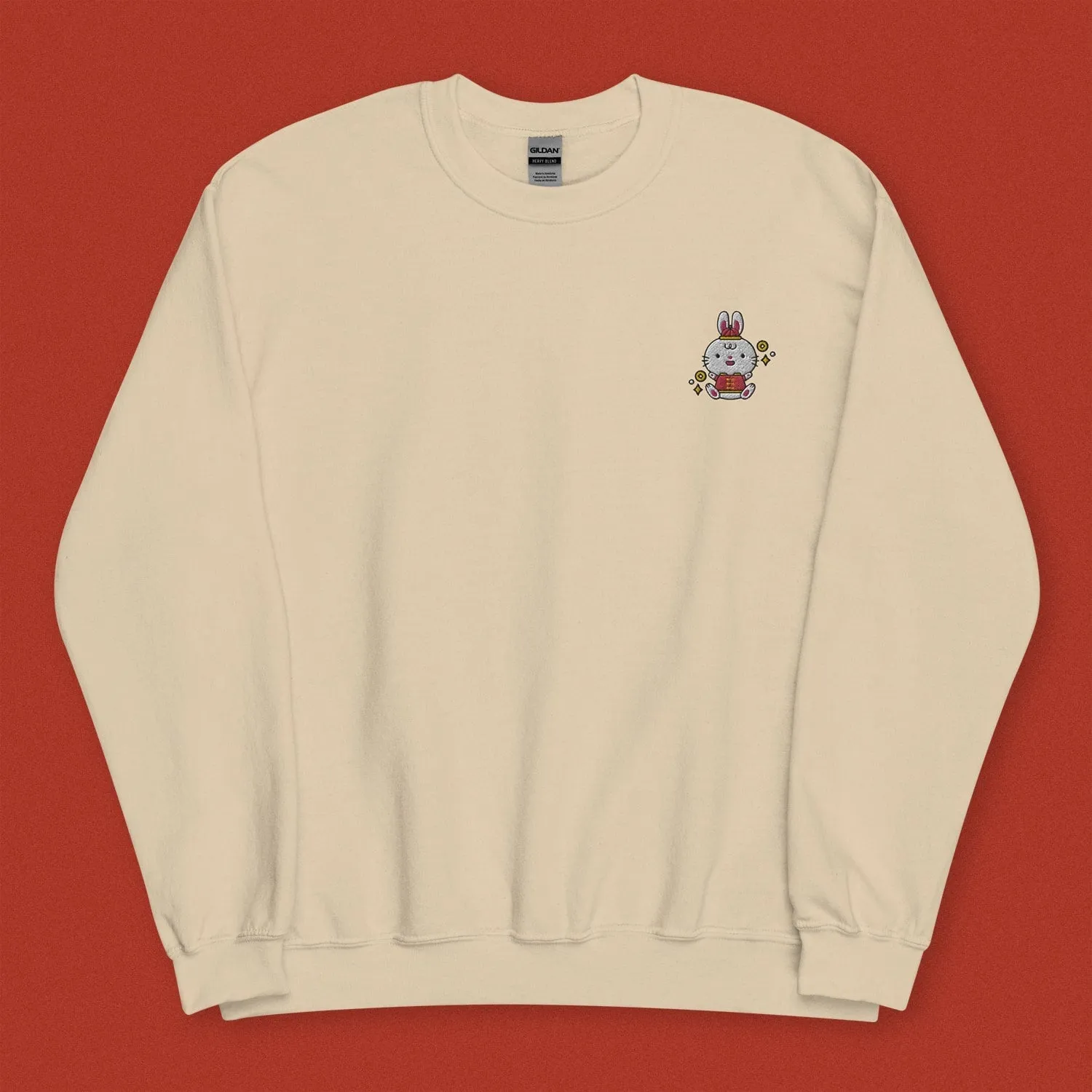 Year of the Rabbit Embroidered Sweatshirt